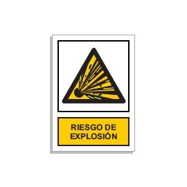 Peligro riesgo de explosión