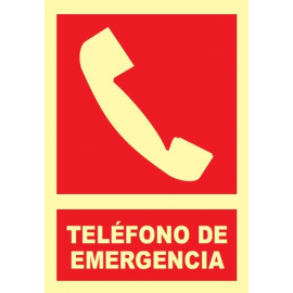 Señal teléfono de emergencia