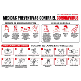 Cartel prevención COVID19