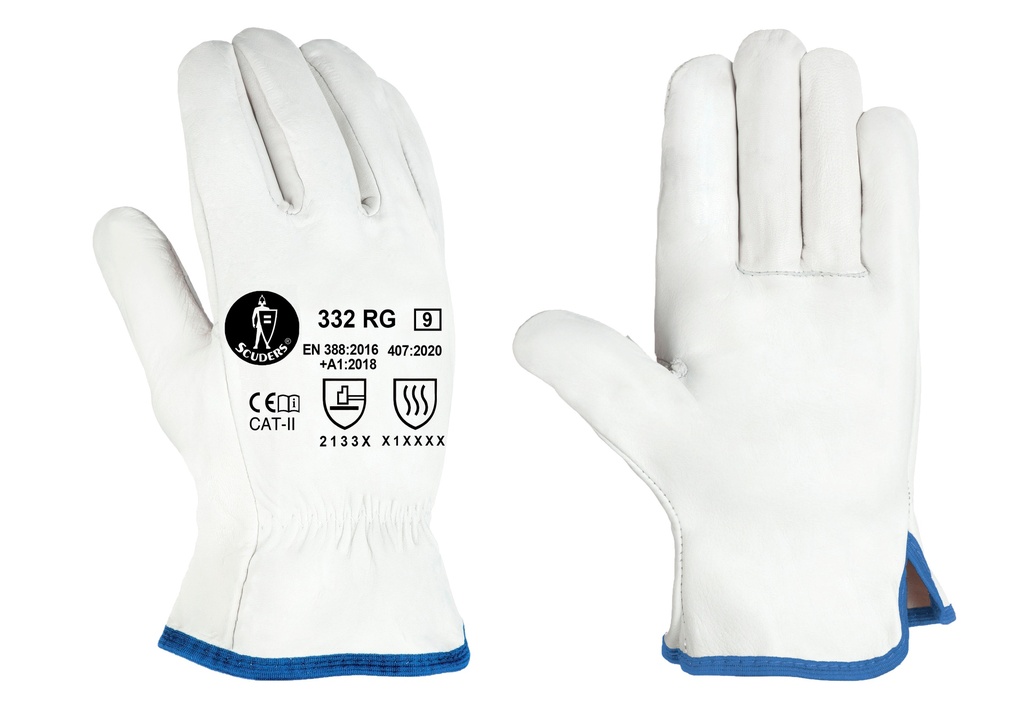 GUANTES PIEL FLOR VACUNO GTF 332 RG