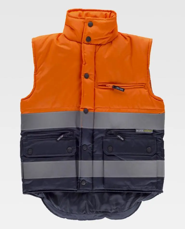 CHALECO A.V ACOLCHADO BICOLOR S4035