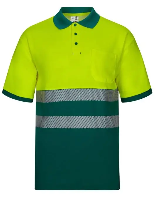 POLO BICOLOR M/C ALTA VISIBILIDAD 305543
