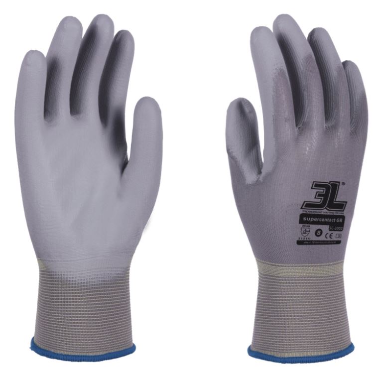 GUANTES DE PROTECCIÓN SUPER CONTACT GR (gris)