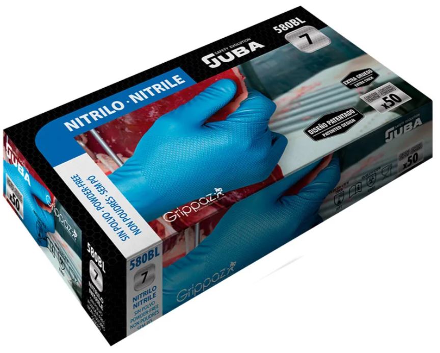 GUANTES DE NITRILO 580BL