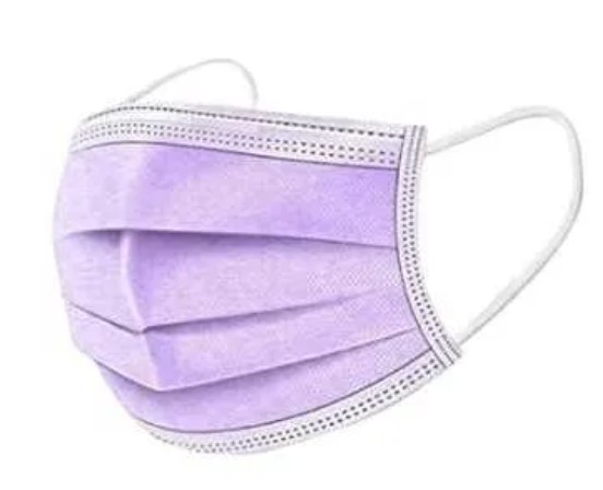 MASCARILLA QUIRURGUICA LILA- 50U 