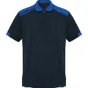 POLO MANGA CORTA BICOLOR 100% POLIESTER SAMURAI