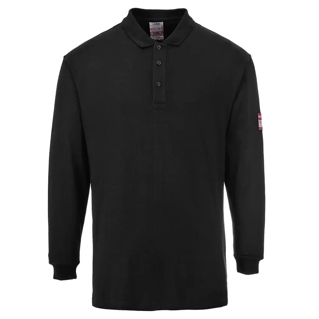 POLO MANGA LARGA IGNÍFUGO ANTIESTÁTICO FR10