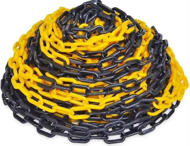 CADENA DELIMITADORA NEGRO/AMARILLO 25M REF.1129