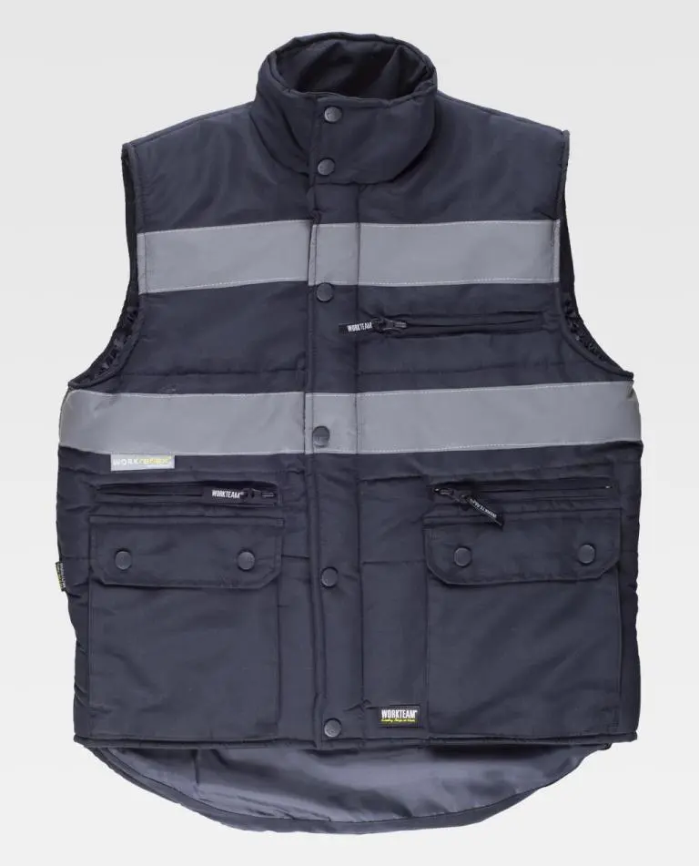 CHALECO ACOLCHADO BANDAS S3207