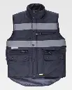 CHALECO ACOLCHADO BANDAS S3207