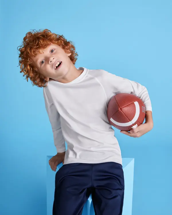 CAMISETA TÉCNICA 100% POLIESTER M/L MONTECARLO L/S KIDS