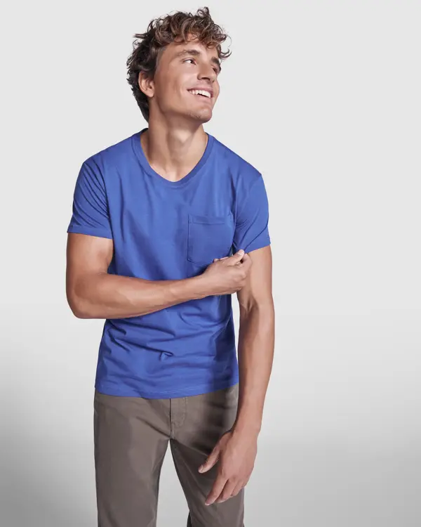 CAMISETA M/C CON BOLSILLO - TECKEL 