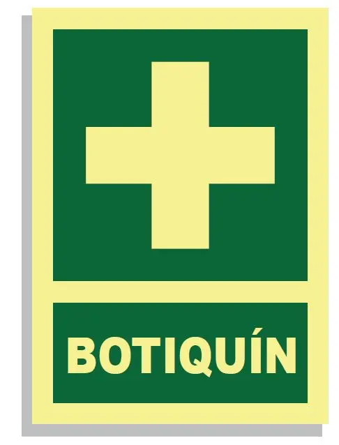 SEÑAL BOTIQUÍN 297x210 PVC REF.437