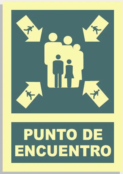 SEÑAL PUNTO ENCUENTRO 297x210 PVC REF.432