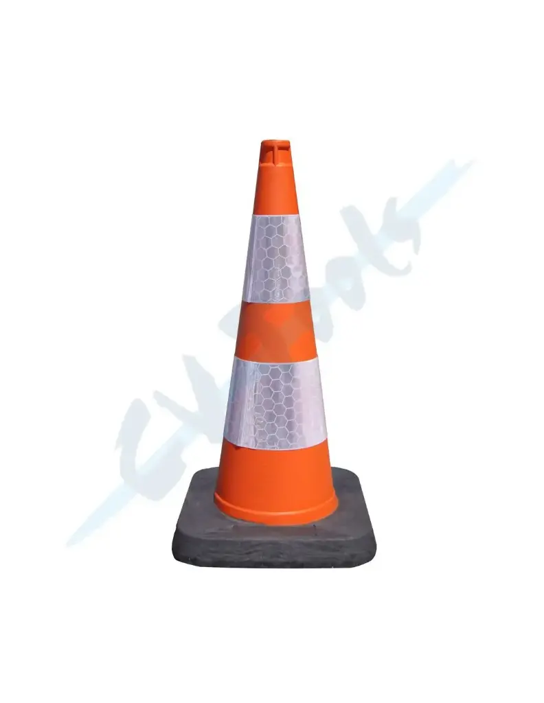 CONO REFLECTANTE 750mm. BASE CAUCHO REF.1651