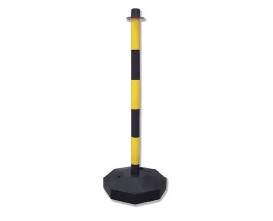 POSTE SEÑALIZACIÓN AMARILLO/NEGRO REF.1125AN