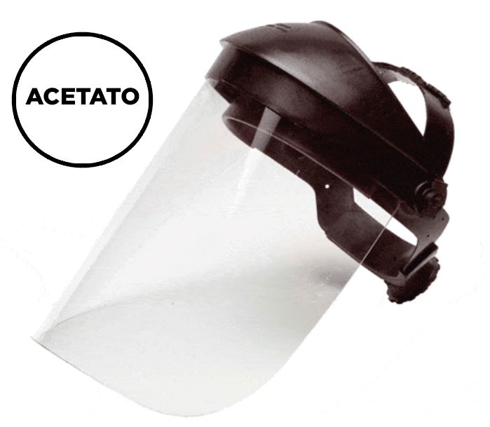 VISOR + ADAPTADOR CABEZA ABIERTA ACETATO PARA ARCO ELÉCTRICO