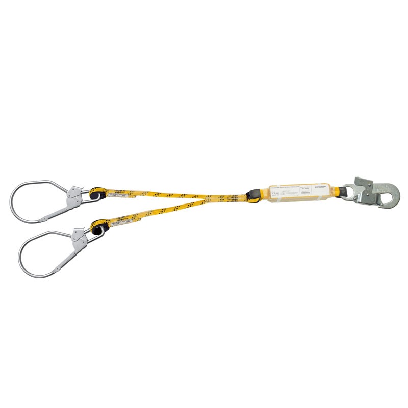 DOBLE CUERDA 2M, ABSORBEDOR Y MOSQUETONES 80220