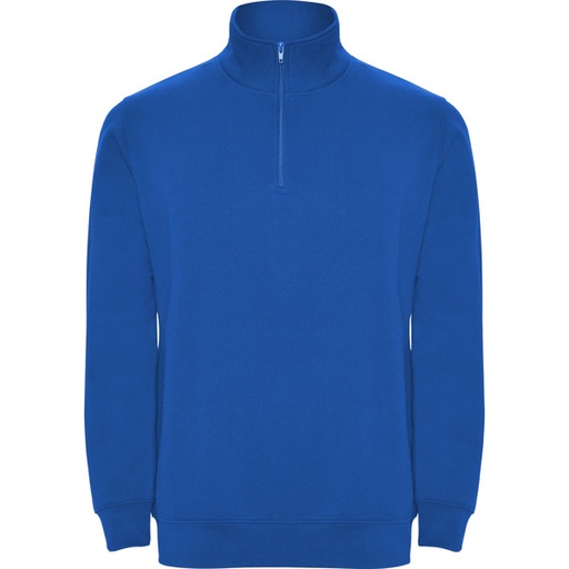 SUDADERA M/CREMALLERA ANETO 65% POL 35% ALG.