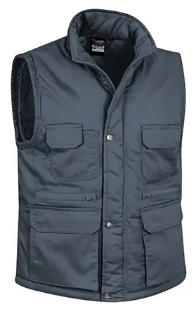 [10011-001] CHALECO MULTIBOLSILLOS ACOLCHADO REPORTER