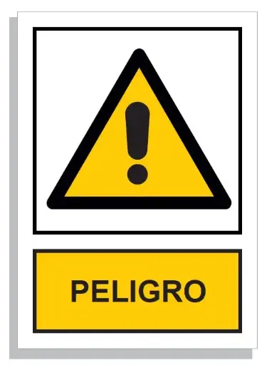 [15002-010] PELIGRO INDEFINIDO 297x210 PVC REF. 994