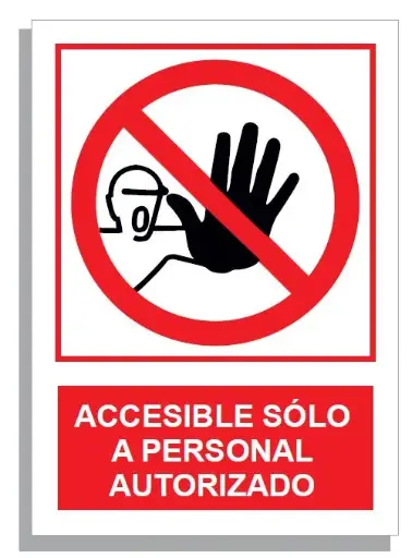 [15003-003] SEÑAL SÓLO PERSONAL AUTORIZADO 297x210 PVC REF. 213