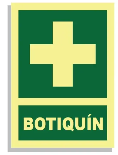 [15004-016] SEÑAL BOTIQUÍN 297x210 PVC REF.437