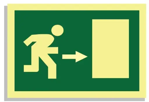 [15004-029] SEÑAL SALIDA EMERGENCIA 297x210 PVC REF. 456