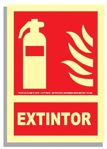 [15005-001] SEÑAL EXTINTOR 297x210 PVC REF.501