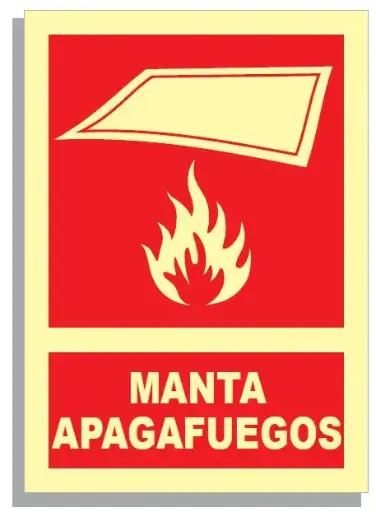 [15005-005] SEÑAL MANTA APAGAFUEGOS 297x210 PVC REF. 528