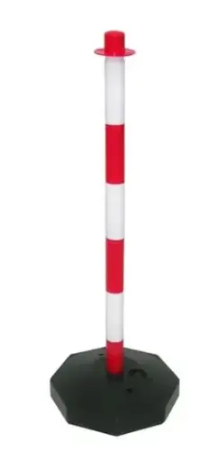 [15008-009] POSTE SEÑALIZACIÓN ROJO/BLANCO REF.1125