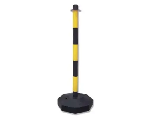 [15008-010] POSTE SEÑALIZACIÓN AMARILLO/NEGRO REF.1125AN
