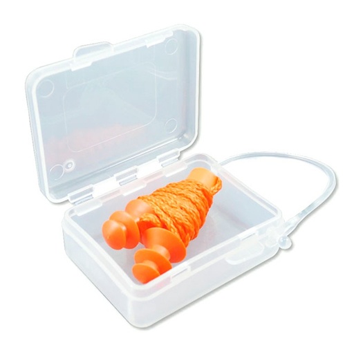 [3002-001] TAPON SILICONA C/CORDON EN CAJA TRACK-FIT 