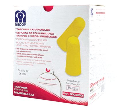 [3002-054] CAJA DISPENSADORA TAPONES MURMULLO (200 PARES)