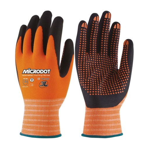 GUANTES DE NITRILO FOAM MICRODOT