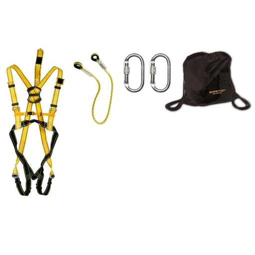 [7001-021] KIT ANTICAÍDAS ELBRUS 80701+2 MOSQUETONES+1 CUERDA 1M