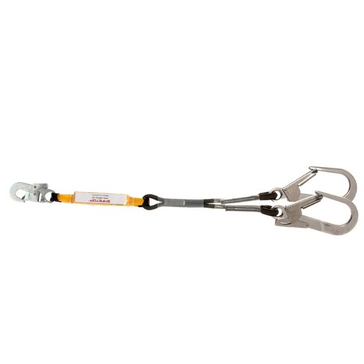 [7002-013] DOBLE CUERDA IGNÍFUGA 2M, ABSORBERDOR Y MOSQUETONES 80225