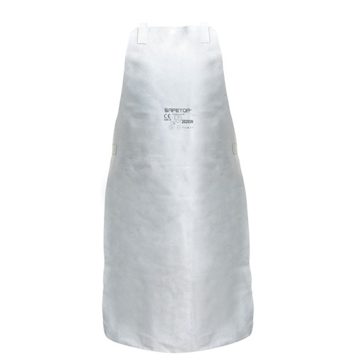 [8003-002] DELANTAL EN CUERO GRIS 20200 N 