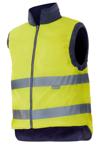 CHALECO ALTA VISIBILIDAD ACOLCHADO REVERSIBLE 148