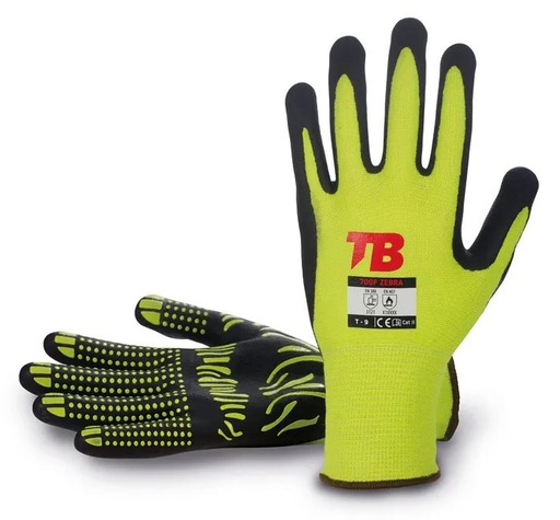 GUANTES MECÁNICO Y TÉRMICO CALOR-700F ZEBRA 