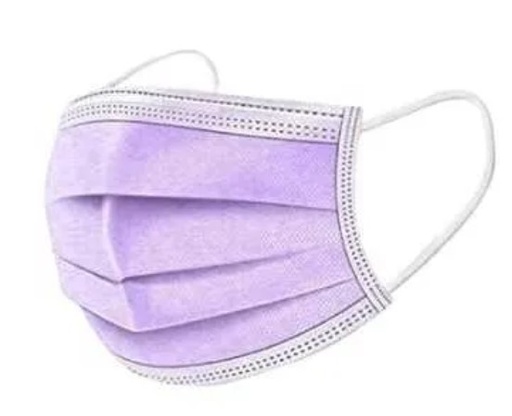 MASCARILLA QUIRURGUICA LILA- 50U 