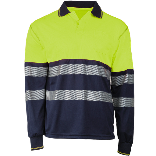 POLO M/L A.V BANDAS SEGMENTADAS DRAGO PLUS