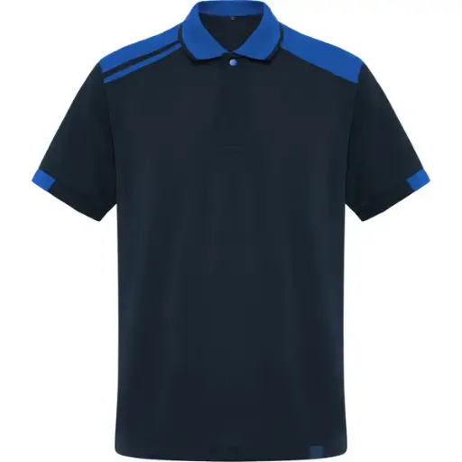 POLO MANGA CORTA BICOLOR 100% POLIESTER SAMURAI