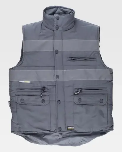 CHALECO ACOLCHADO BANDAS S3207