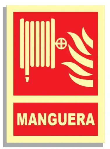 [15005-008] SEÑAL MANGUERA 297x210 PVC REF. 513