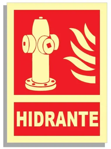[15005-010] SEÑAL HIDRANTE 297x210 PVC REF. 543