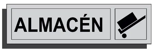 [15010-009] SEÑAL ALMACÉN 165X45 ALUMINIO REF. 026