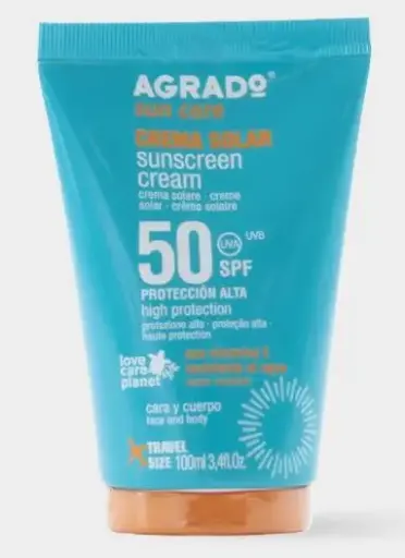 CREMA SOLAR 50 SPF AGRADO 100ML
