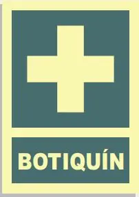 SEÑAL BOTIQUIN 297x210 PVC REF.437 